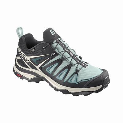 Női Salomon X ULTRA 3 GORE-TEX Túracipő SA7201358 Türkiz